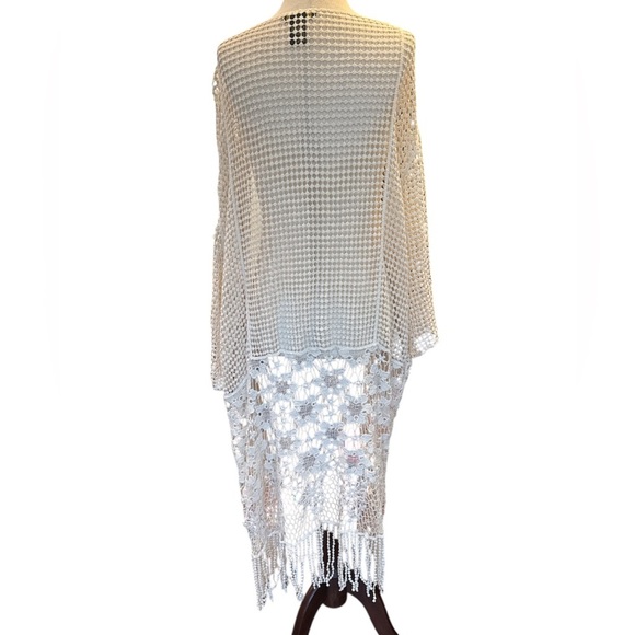 House of Harlow 1960 Lace Fringe Duster - Picture 2 of 5